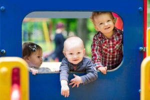 three-babies-playground