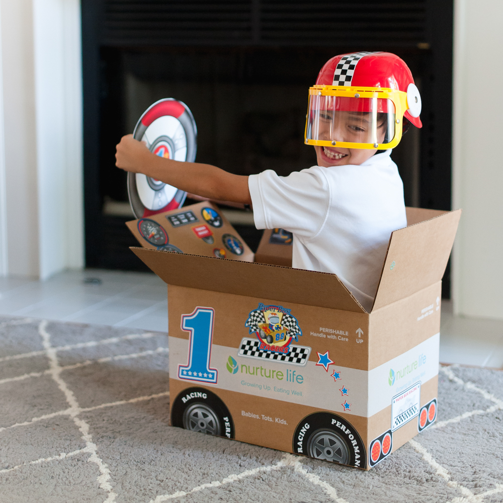 cardboard box race car